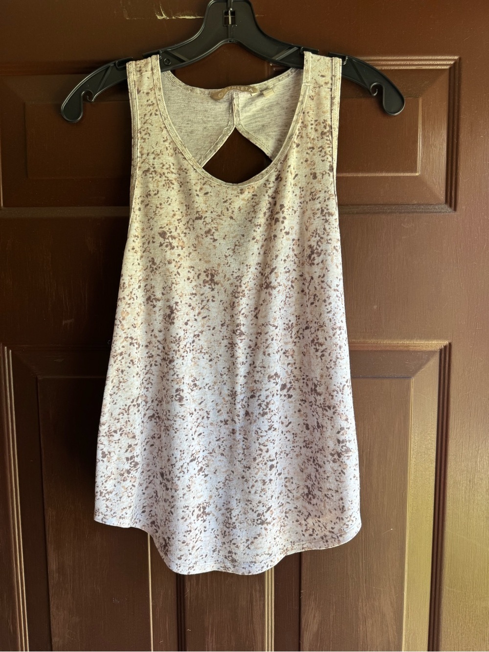 Athleta Tank With Cut Out Back Size Medium